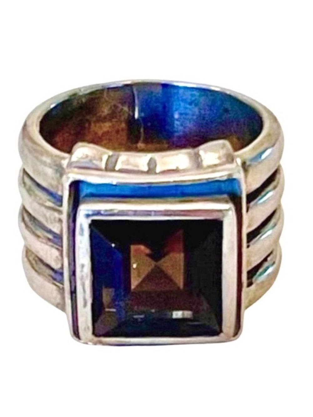 Silpada Smoky Quartz Vintage Ring (Size 7.5) • RARE & Retired • LIKE NEW
